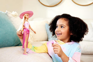 Barbie Doll with Swimsuit and Beach Themed Accessories by Mattel -Mattel - India - www.superherotoystore.com