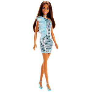 Barbie Glitz Doll - Barbie in Teal Metallic Dress by Mattel -Mattel - India - www.superherotoystore.com