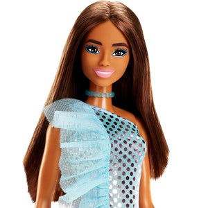 Barbie Glitz Doll - Barbie in Teal Metallic Dress by Mattel -Mattel - India - www.superherotoystore.com
