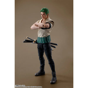 One Piece Netflix Series Roronoa Zoro Action Figure by SH Figuarts -SH Figuarts - India - www.superherotoystore.com