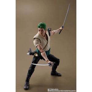 One Piece Netflix Series Roronoa Zoro Action Figure by SH Figuarts -SH Figuarts - India - www.superherotoystore.com