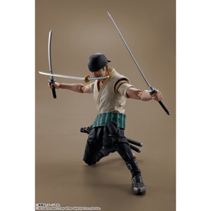 One Piece Netflix Series Roronoa Zoro Action Figure by SH Figuarts -SH Figuarts - India - www.superherotoystore.com