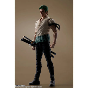 One Piece Netflix Series Roronoa Zoro Action Figure by SH Figuarts -SH Figuarts - India - www.superherotoystore.com