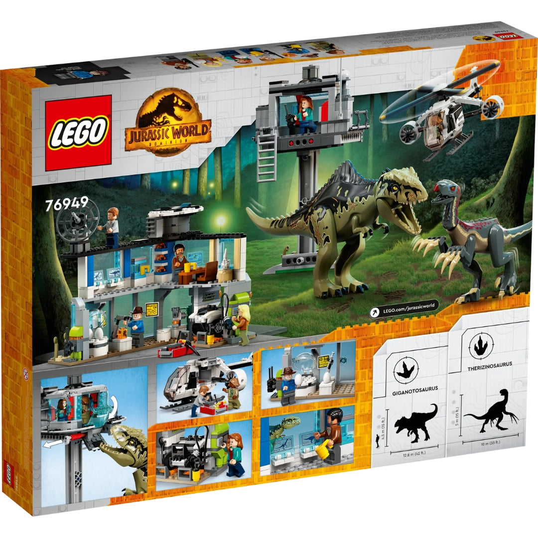 Jurassic World Giganotosaurus & Therizinosaurus Attack Set by LEGO -Lego - India - www.superherotoystore.com