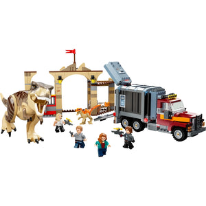 Jurassic World T. rex & Atrociraptor Dinosaur Breakout Set by LEGO -Lego - India - www.superherotoystore.com