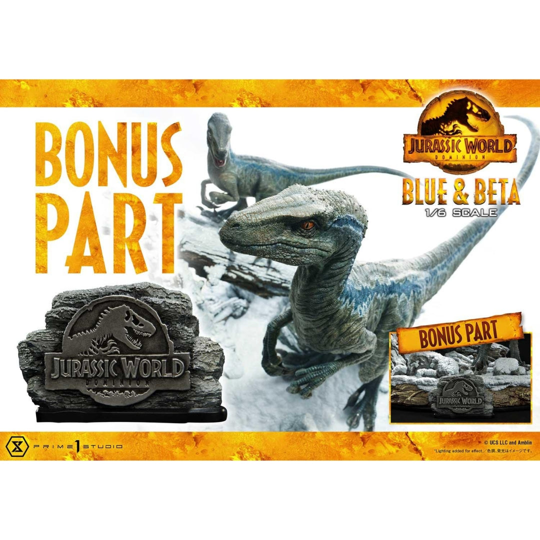 Jurassic World: Dominion (Film) Blue & Beta Statue by Prime 1 Studio -Prime 1 Studio - India - www.superherotoystore.com