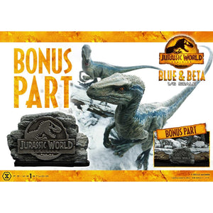 Jurassic World: Dominion (Film) Blue & Beta Statue by Prime 1 Studio -Prime 1 Studio - India - www.superherotoystore.com