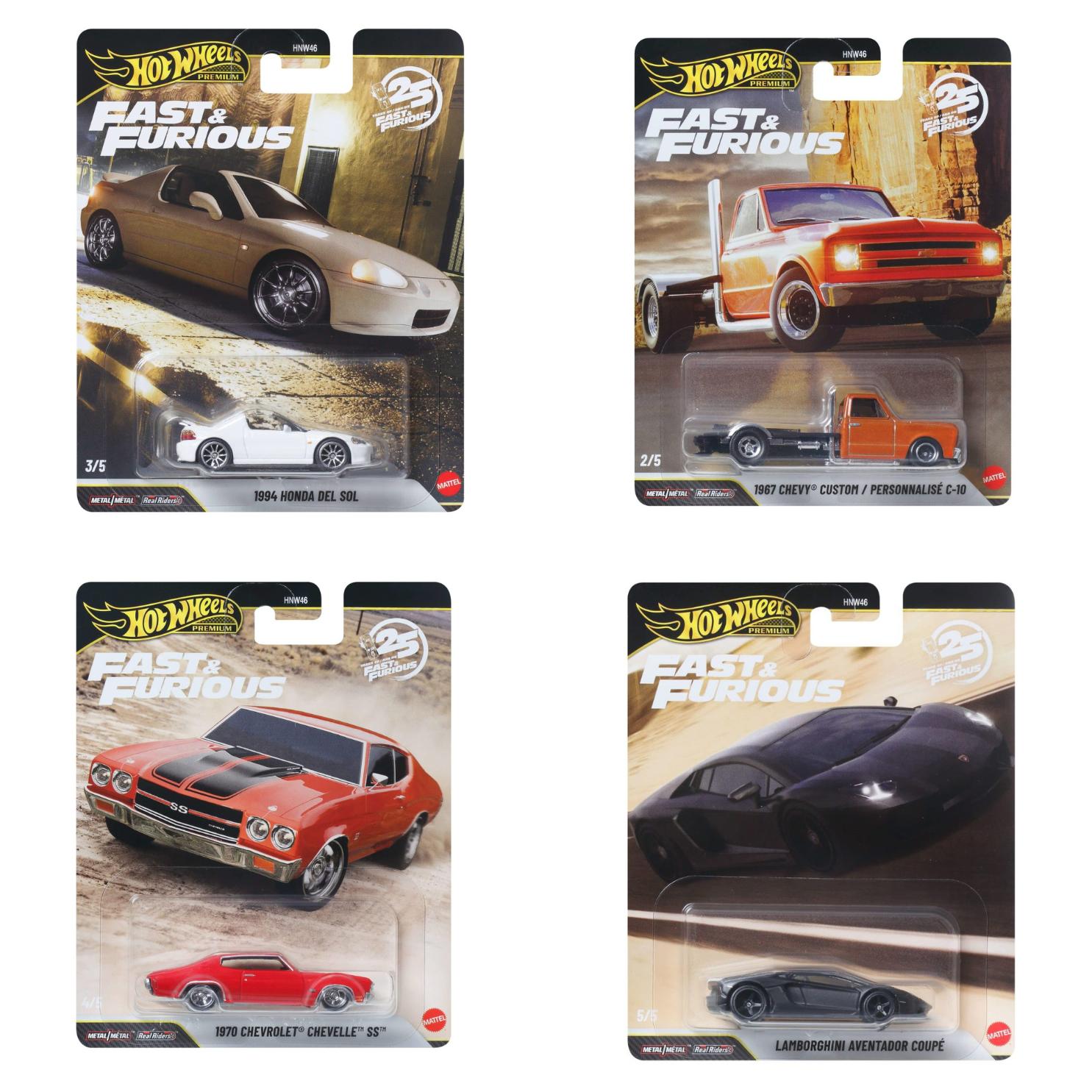 Fast & Furious 1:64 Scale Die-Cast Car Set By Hot Wheels -Hot Wheels - India - www.superherotoystore.com