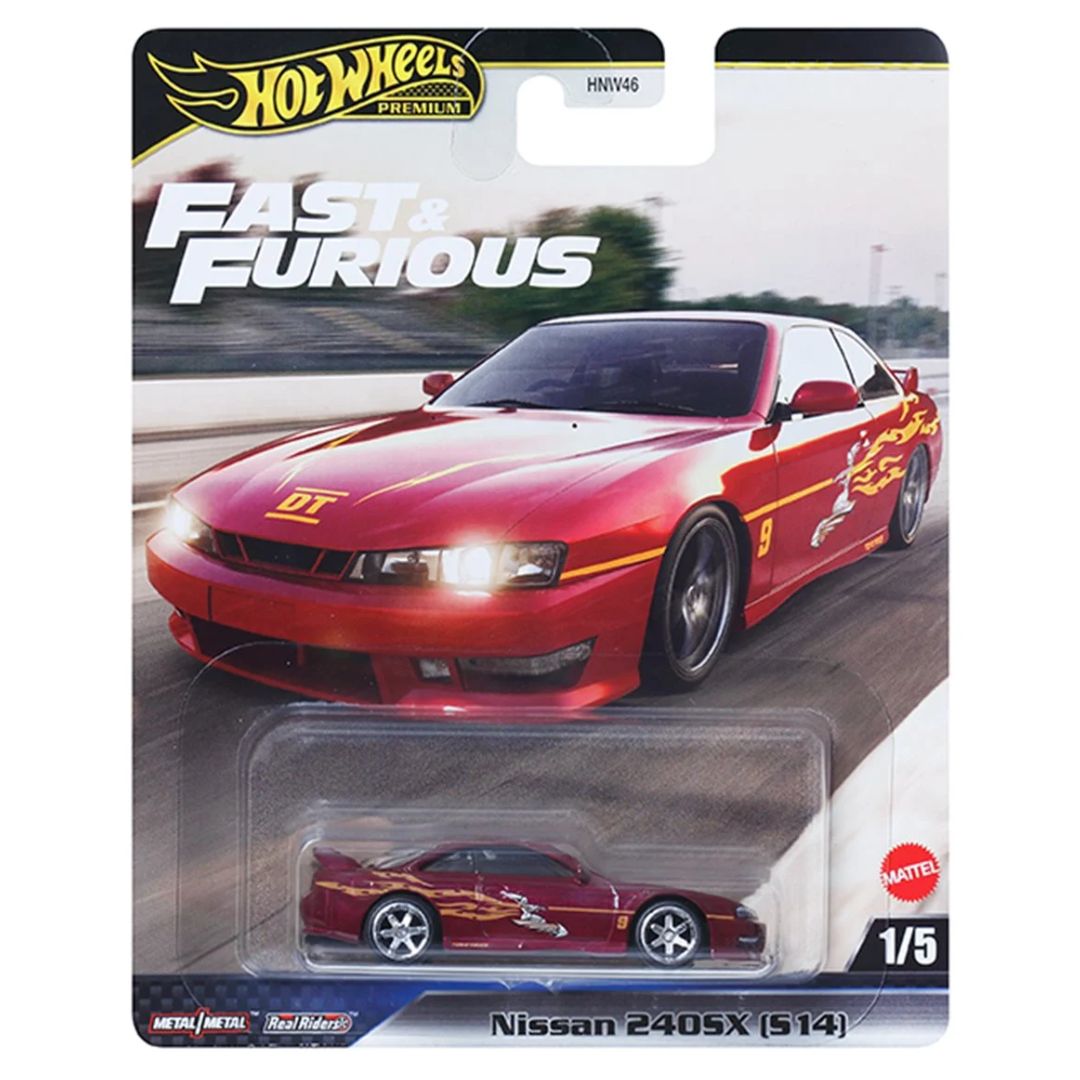 Fast & Furious Maroon Nissan 240 SX (S14) 1:64 Scale Die-Cast Car by Hot Wheels