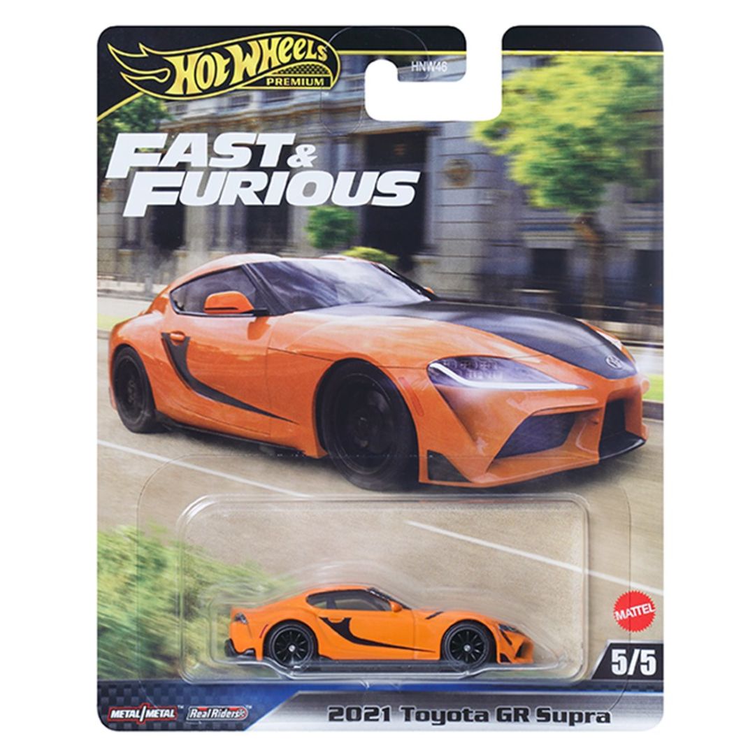 Fast & Furious Orange 2021 Toyota GR Supra 1:64 Scale Die-Cast Car by Hot Wheels