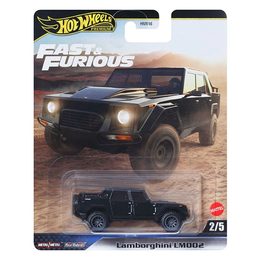 Fast & Furious Black Lamborghini LM002 1:64 Scale Die-Cast Car by Hot Wheels