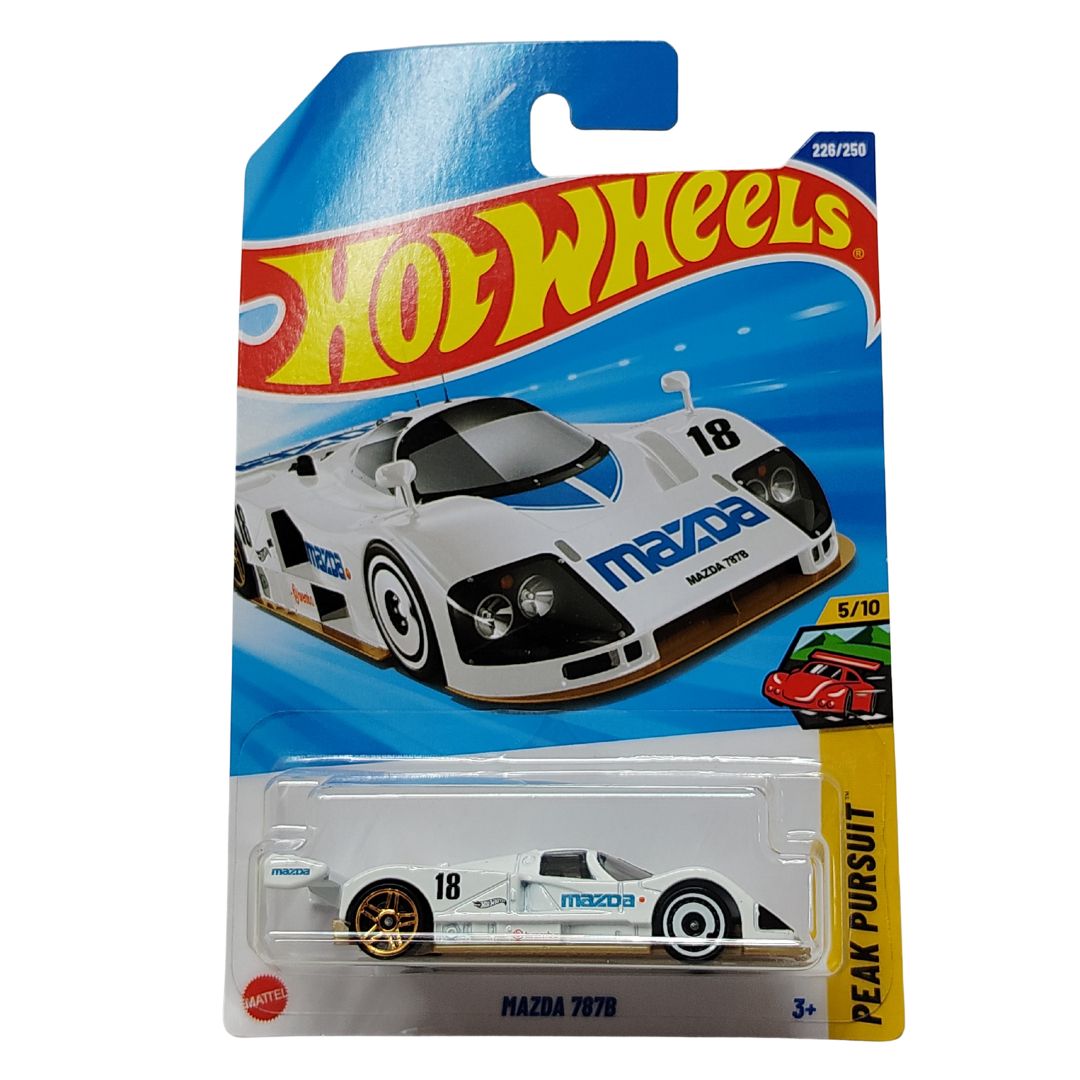 Peak Pursuit White Mazda 787B 1:64 Scale Die-Cast Car by Hot Wheels -Hot Wheels - India - www.superherotoystore.com