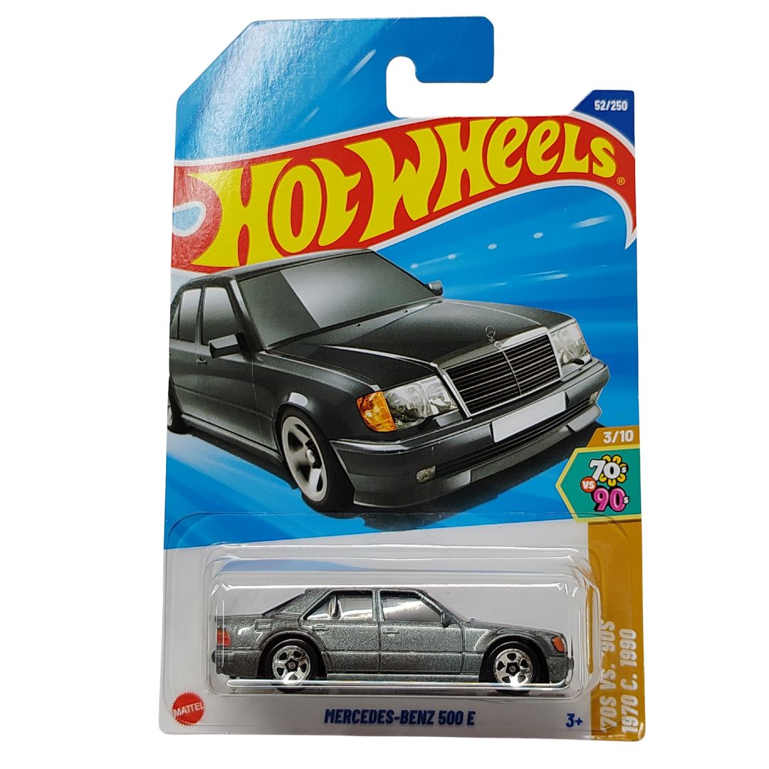 70's Vs 90's Grey Mercedes-Benz 500 E 1:64 Scale Die-Cast Car by Hot Wheels -Hot Wheels - India - www.superherotoystore.com