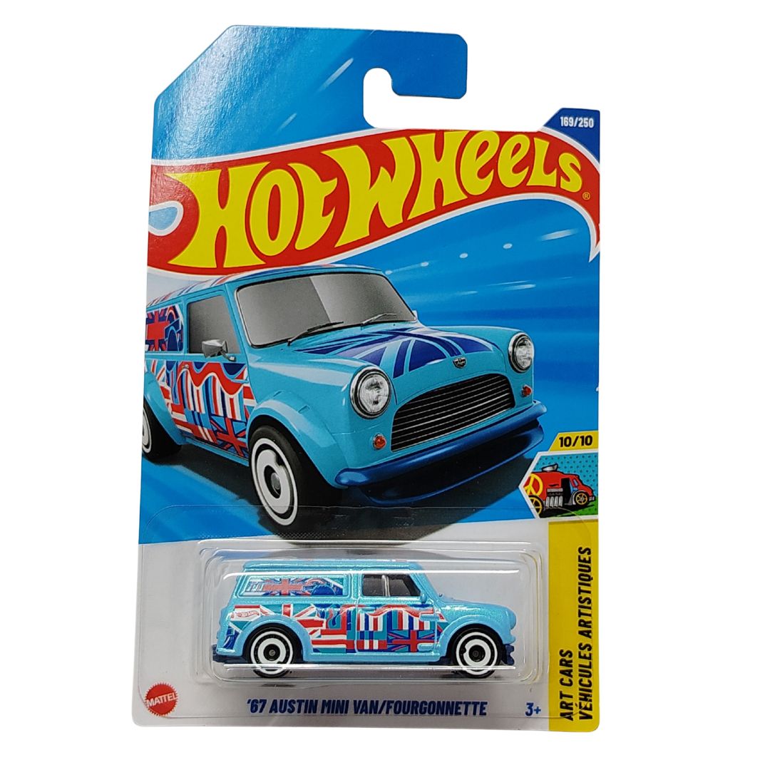 Art Cars Blue 1967 Austin Mini Van 1:64 Scale Die-Cast Car by Hot Wheels -Hot Wheels - India - www.superherotoystore.com