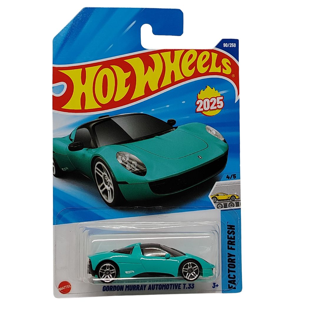 Factory Fresh Blue Gordon Murray Automotive T.33 1:64 Scale Die-Cast Car by Hot Wheels -Hot Wheels - India - www.superherotoystore.com