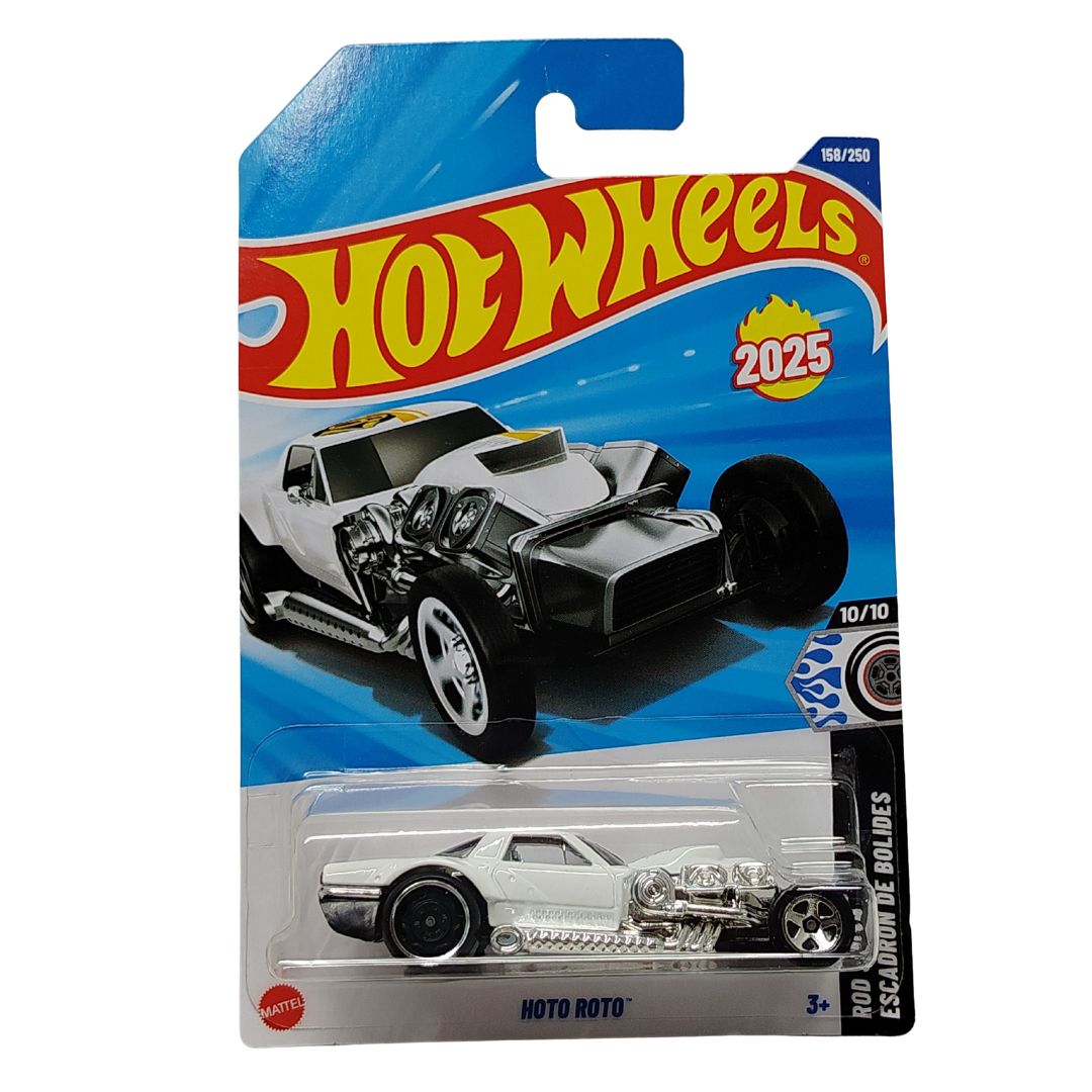 Rod Squad White Hoto Roto 1:64 Scale Die-Cast Car by Hot Wheels -Hot Wheels - India - www.superherotoystore.com