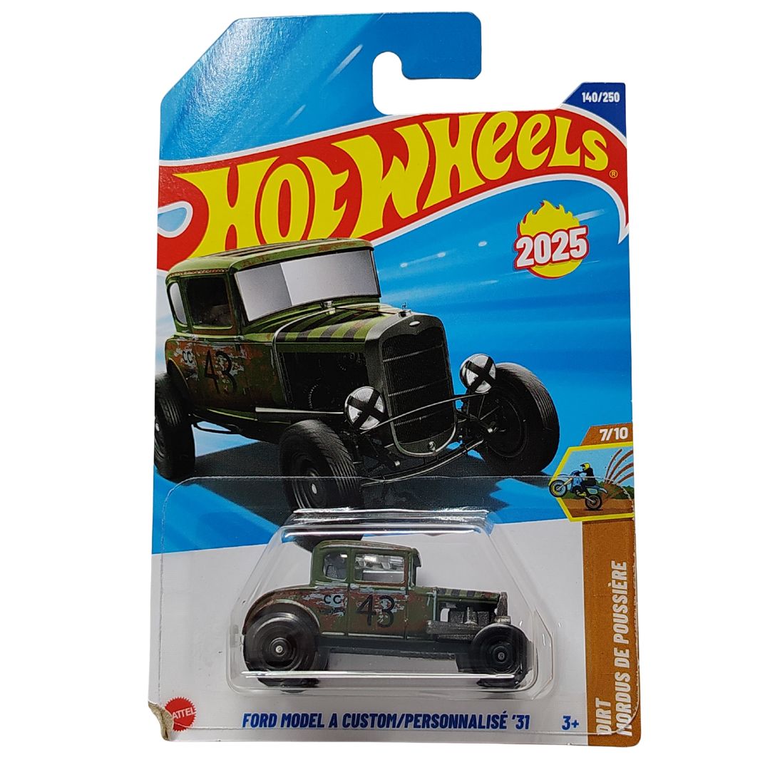 Dirt Green Ford Model A Custom 1:64 Scale Die-Cast Car by Hot Wheels -Hot Wheels - India - www.superherotoystore.com