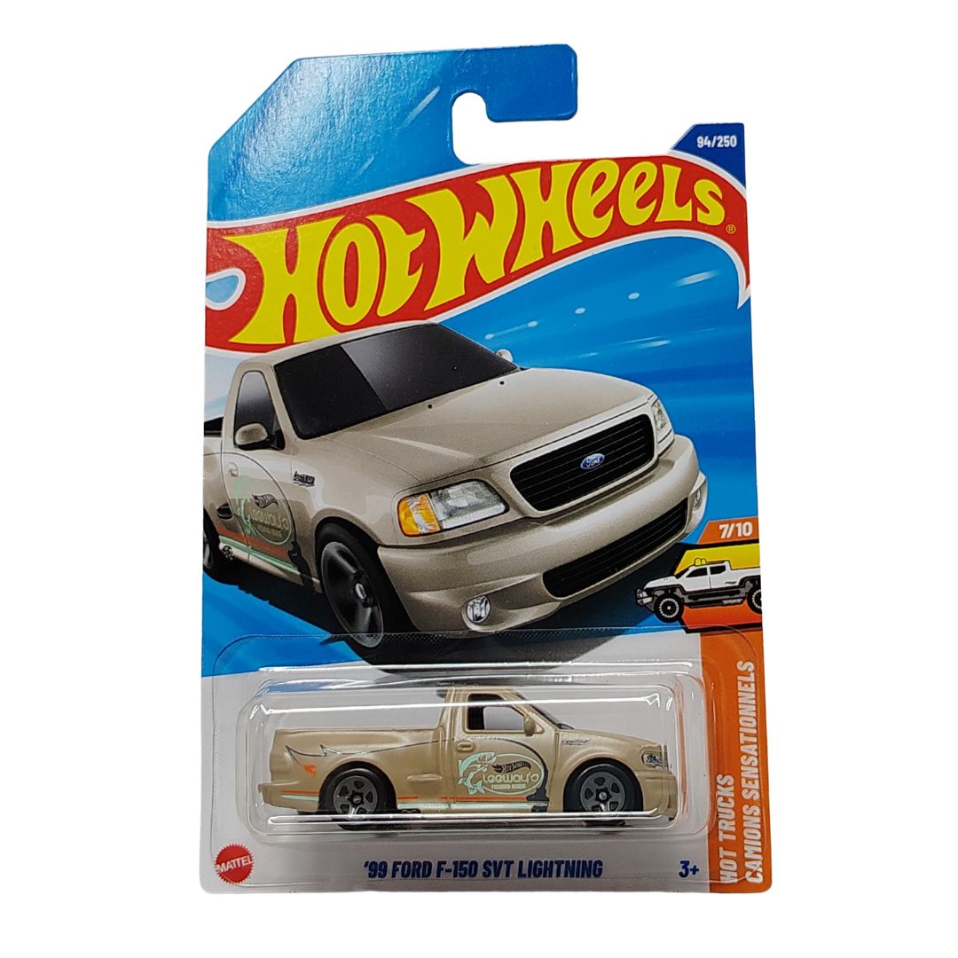 Hot Trucks Brown 1999 Ford F150 SVT Lightning 1:64 Scale Die-Cast Car by Hot Wheels -Hot Wheels - India - www.superherotoystore.com