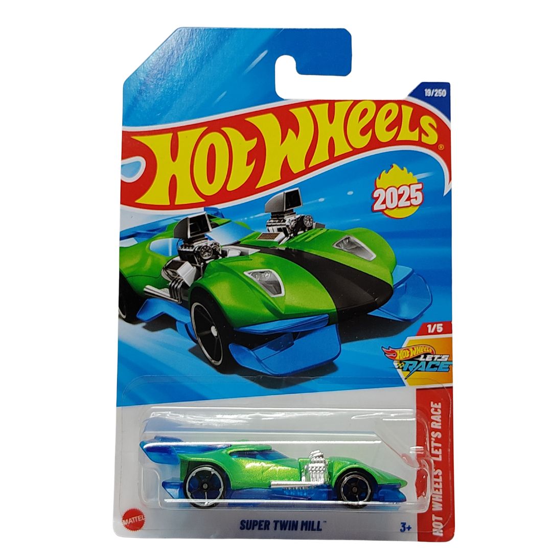 Lets Race Green Super Twin Mill 1:64 Scale Die-Cast Car by Hot Wheels -Hot Wheels - India - www.superherotoystore.com