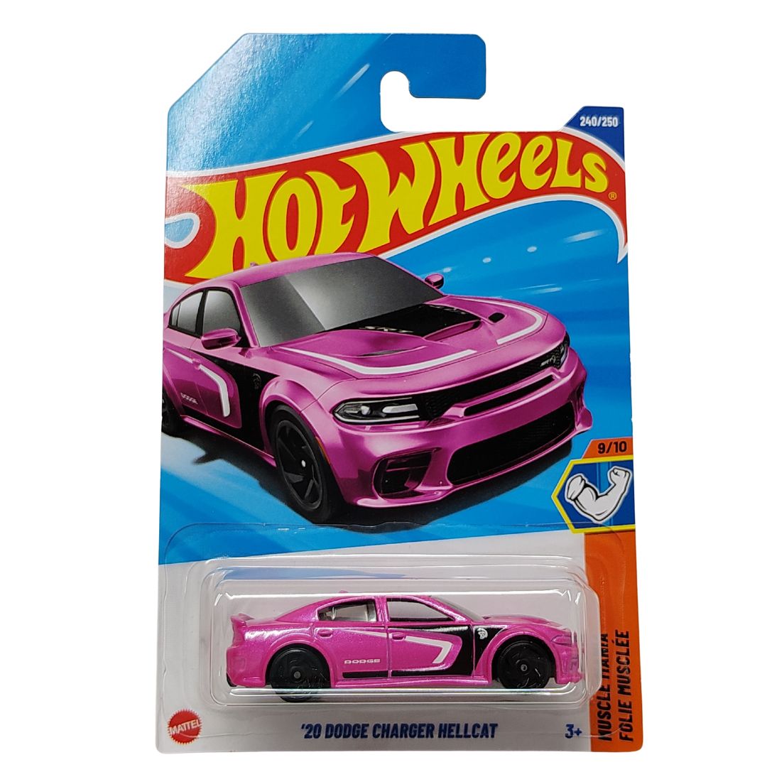 Muscle Mania Pink 2020 Dodge Charger Hellcat 1:64 Scale Die-Cast Car by Hot Wheels -Hot Wheels - India - www.superherotoystore.com