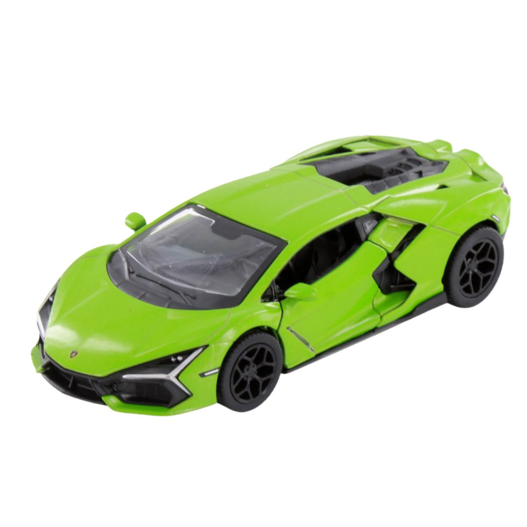 Green Lamborghini Revuelto (Livery Edition) 1:38 Scale Die-Cast Car By Kinsmart -Kinsmart - India - www.superherotoystore.com