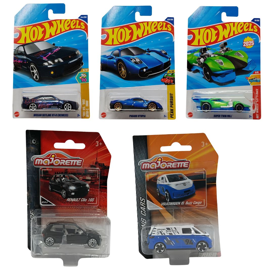 Hot Wheels & Majorette Mix Set 4