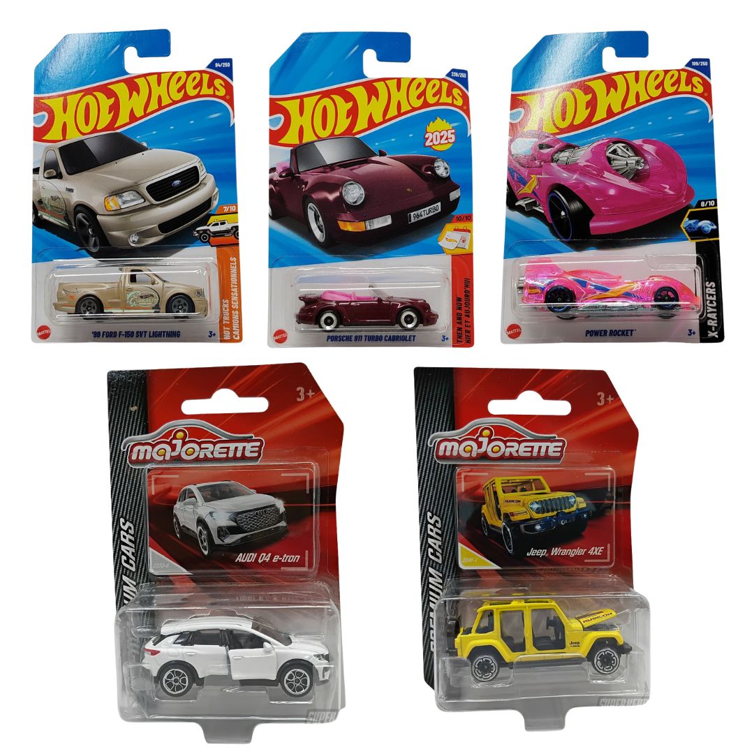 Hot Wheels &amp; Majorette Mix Set 5