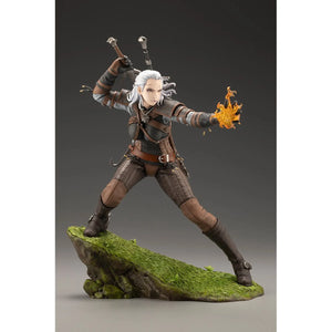 The Witcher Geralt of Rivia Bishoujo Statue by Kotobukiya -Kotobukiya - India - www.superherotoystore.com