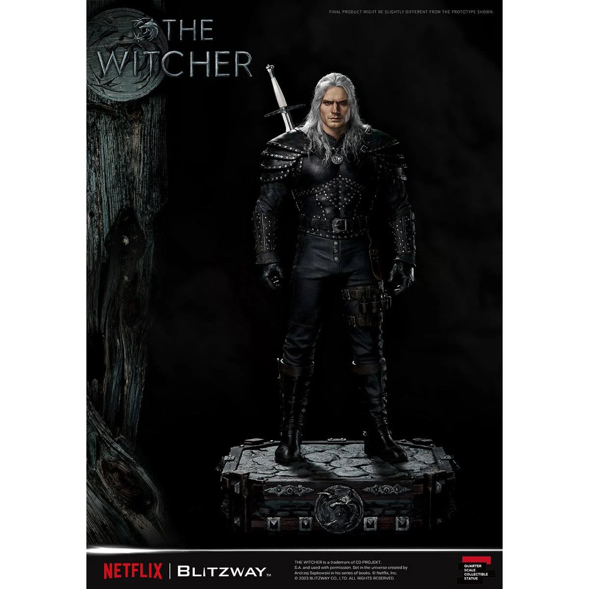 The Witcher Geralt of Rivia Superb 1:4 Scale Statue by Blitzway -Blitzway - India - www.superherotoystore.com