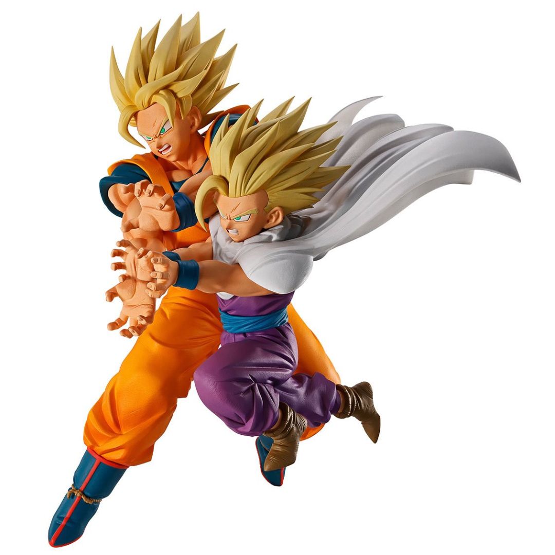 Dragon Ball Z Son Goku And Son Gohan Spectacle Battle Ichibansho Statue By Bandai -Bandai - India - www.superherotoystore.com