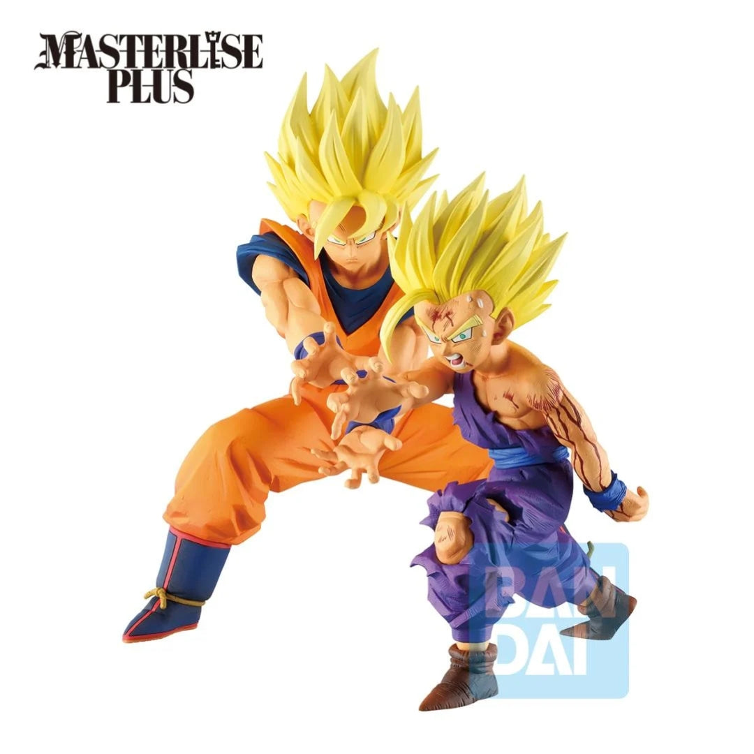 Dragon Ball Z Father-Son Kamehameha Masterlise Plus Ichibansho Statue By Bandai