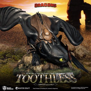 How to Train Your Dragon 3 Toothless MC-067 Master Craft Statue by Beast Kingdom -Beast Kingdom - India - www.superherotoystore.com