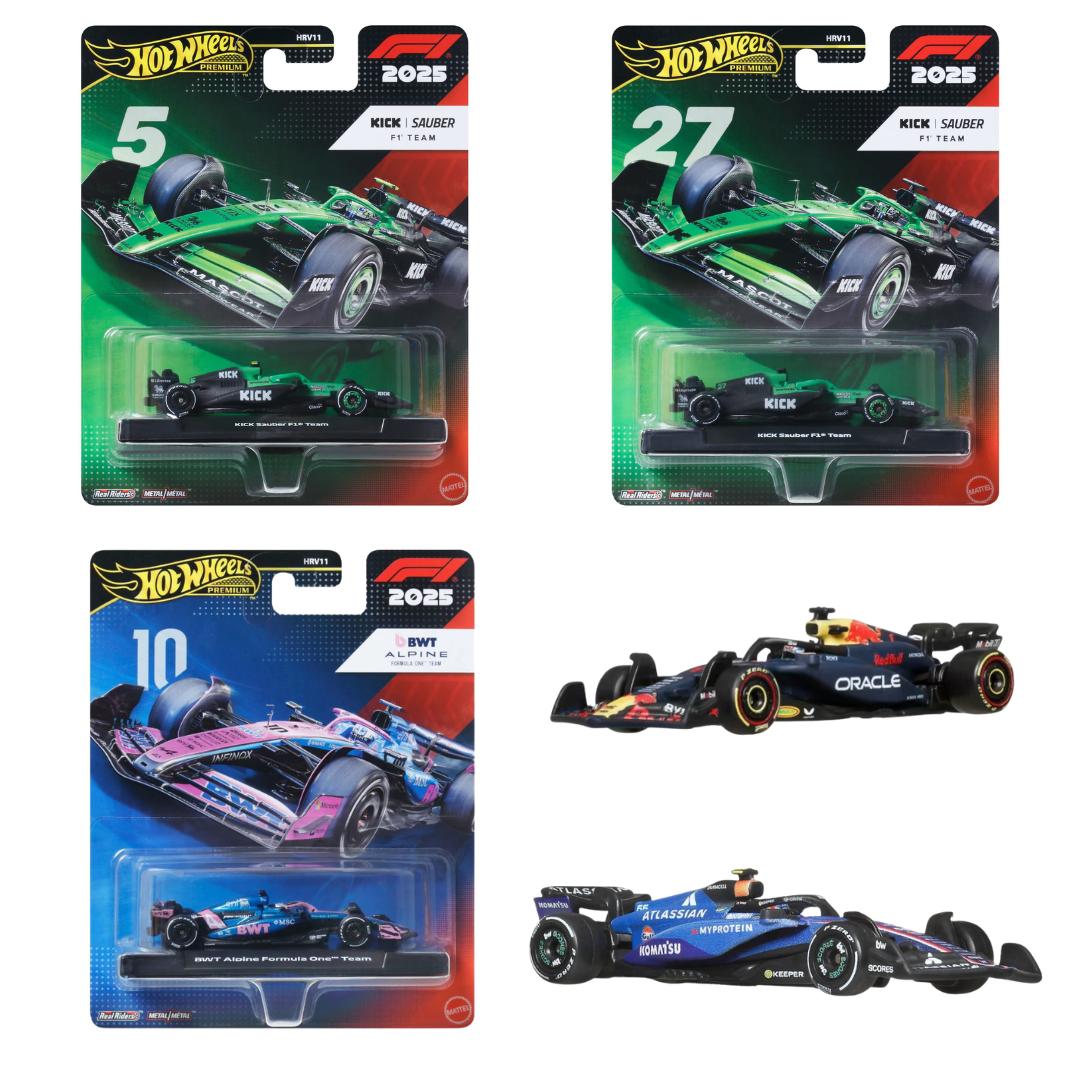 Formula 1 2026 1:64 Scale Die-Cast Car Set By Hot Wheels