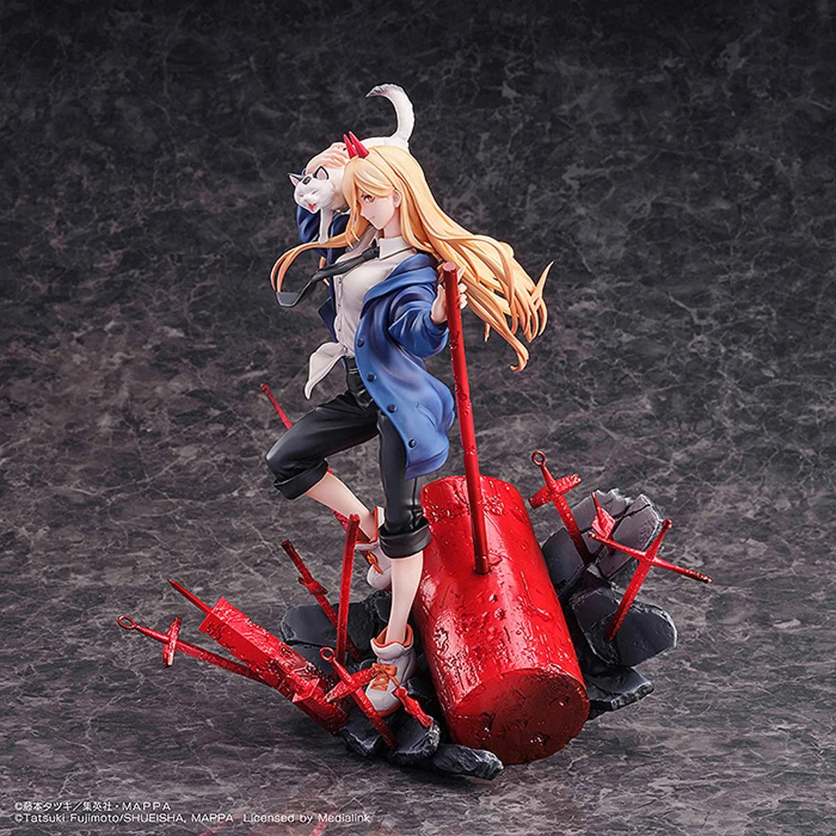 Chainsaw Man Power and Meowy S-Fire 1:7 Scale Statue by SEGA -SEGA Goods - India - www.superherotoystore.com