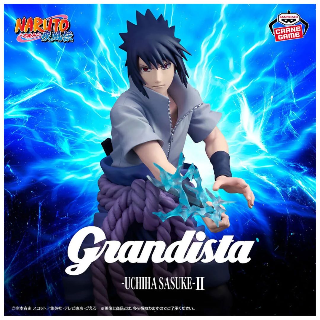 Naruto Shippuden - Figure Sasuke Uchiha Ii Grandista Statue By Banpresto -Banpresto - India - www.superherotoystore.com