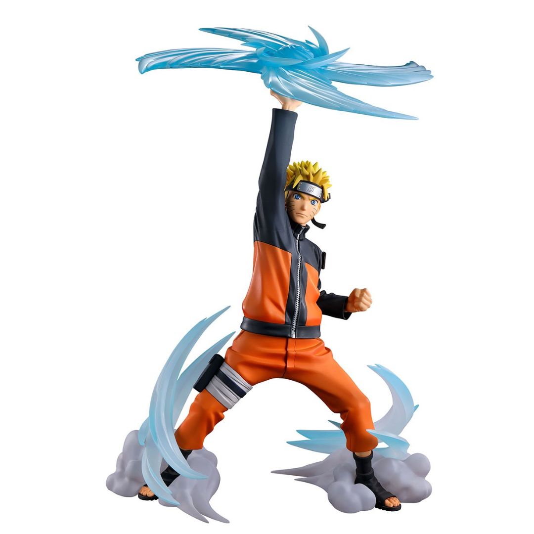 Naruto: Shippuden Naruto Uzumaki Wind Style: Rasen Shuriken Hidan Kakuzu Arc Masterlise Ichibansho Statue By Bandai -Bandai - India - www.superherotoystore.com