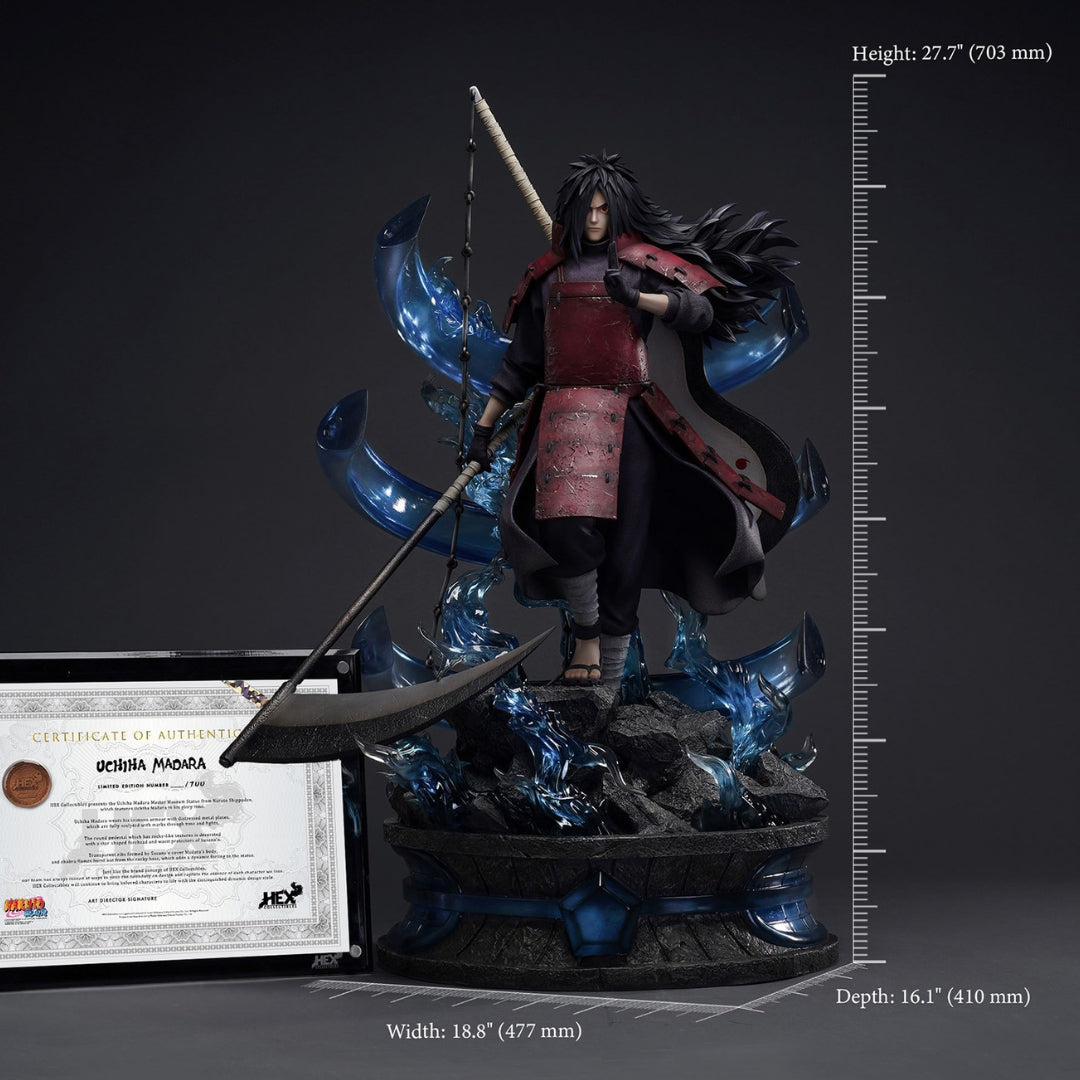 Uchiha Madara Quarter Scale Statue by HEX Collectibles -HEX Collectibles - India - www.superherotoystore.com