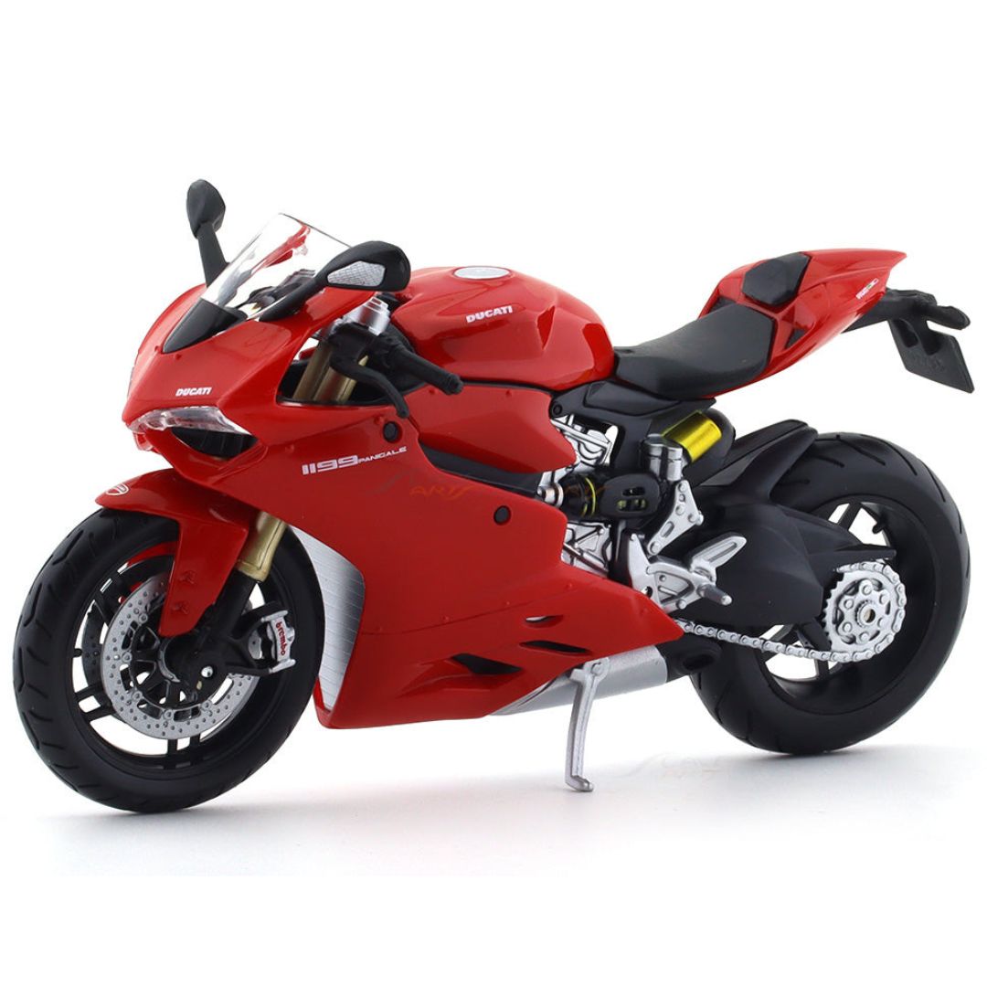 Red Ducati 1199 Panigale 1:12 Scale Bike by Maisto -Maisto - India - www.superherotoystore.com