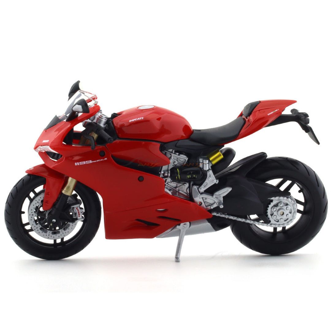 Red Ducati 1199 Panigale 1:12 Scale Bike by Maisto -Maisto - India - www.superherotoystore.com