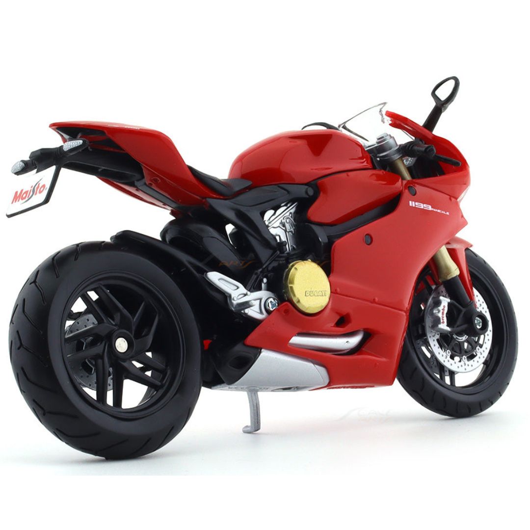 Red Ducati 1199 Panigale 1:12 Scale Bike by Maisto -Maisto - India - www.superherotoystore.com