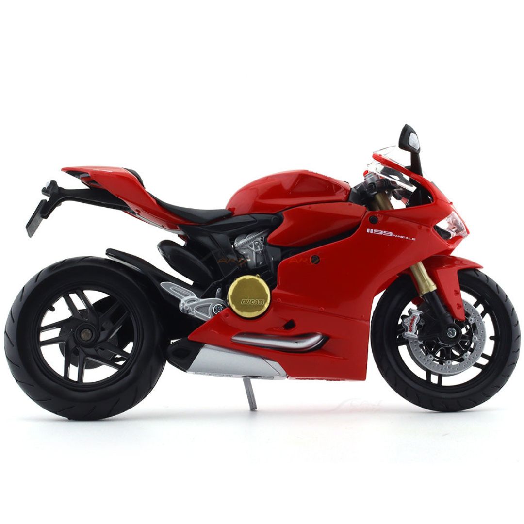 Red Ducati 1199 Panigale 1:12 Scale Bike by Maisto -Maisto - India - www.superherotoystore.com