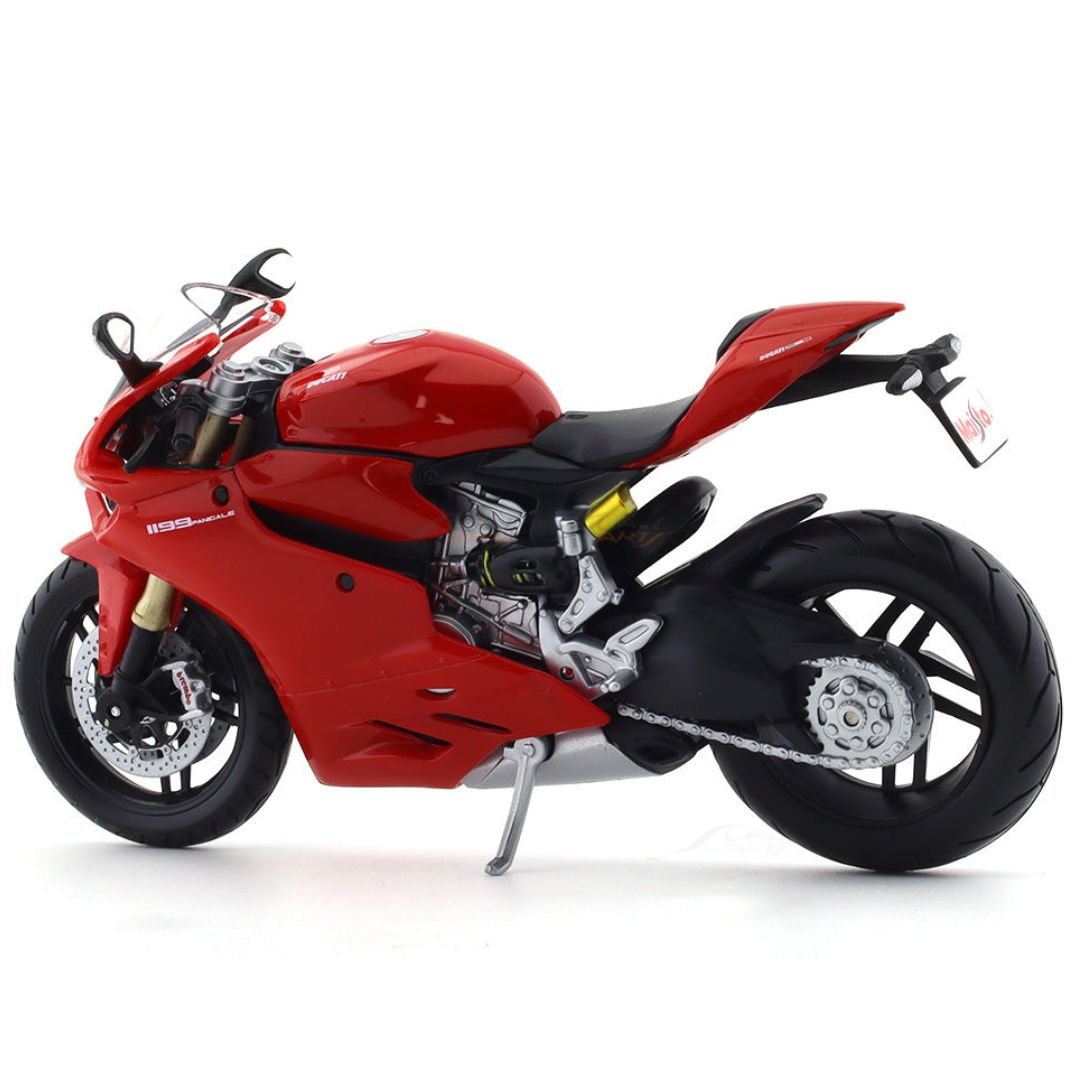 Red Ducati 1199 Panigale 1:12 Scale Bike by Maisto -Maisto - India - www.superherotoystore.com