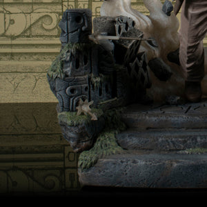 Indiana Jones and the Raiders of the Lost Ark Escape with the Idol Deluxe Gallery Statue by Diamond Select Toys -Diamond Gallery - India - www.superherotoystore.com