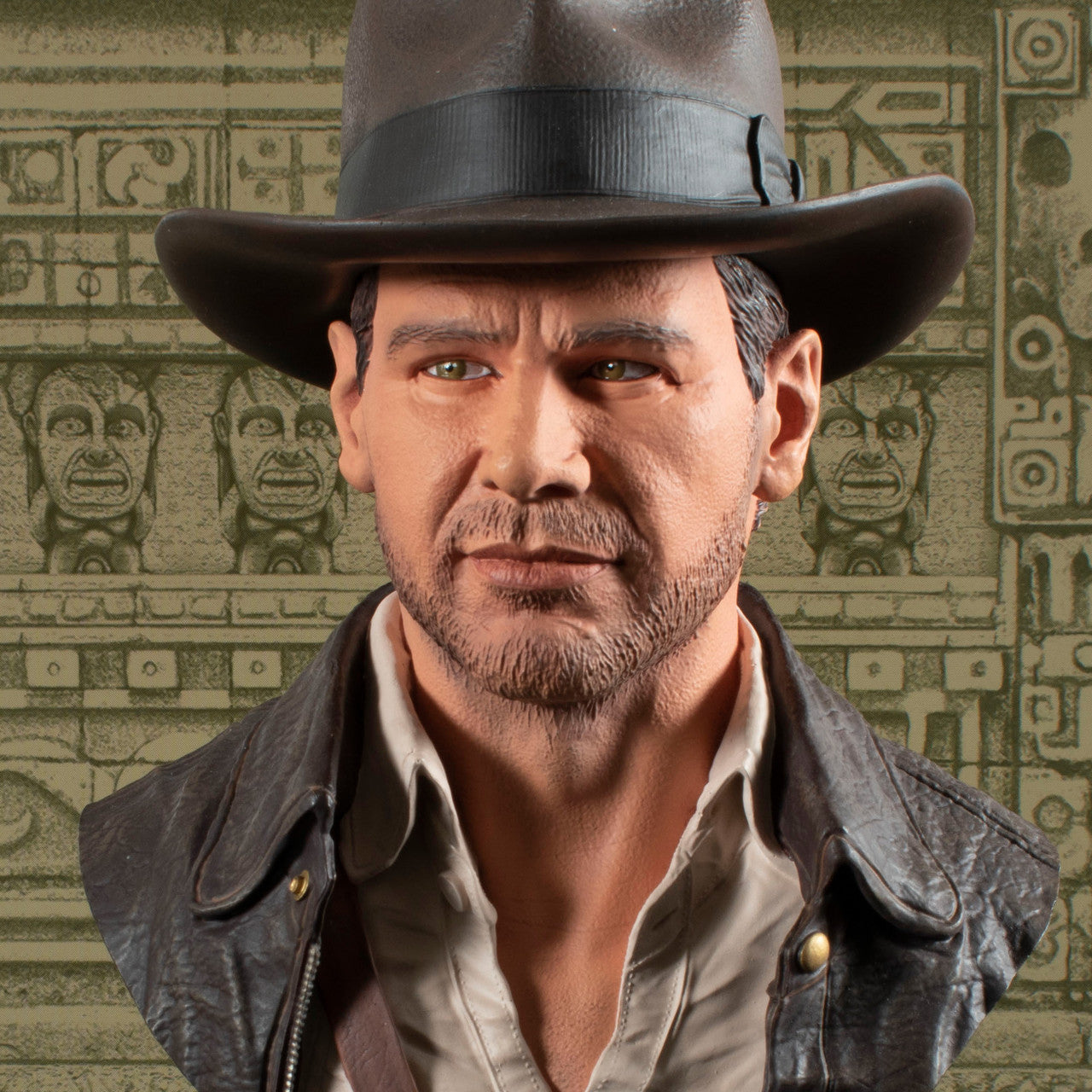 Indiana Jones Raiders of the Lost Ark Legends in 3D Indiana Jones 1:2 Scale Bust by Diamond Gallery -Diamond Gallery - India - www.superherotoystore.com