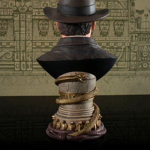Indiana Jones Raiders of the Lost Ark Legends in 3D Indiana Jones 1:2 Scale Bust by Diamond Select Toys -Diamond Gallery - India - www.superherotoystore.com