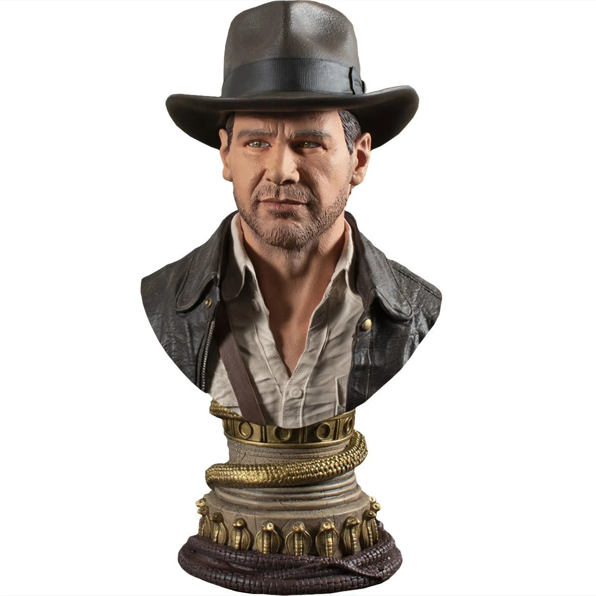 Indiana Jones Raiders of the Lost Ark Legends in 3D Indiana Jones 1:2 Scale Bust by Diamond Gallery -Diamond Gallery - India - www.superherotoystore.com