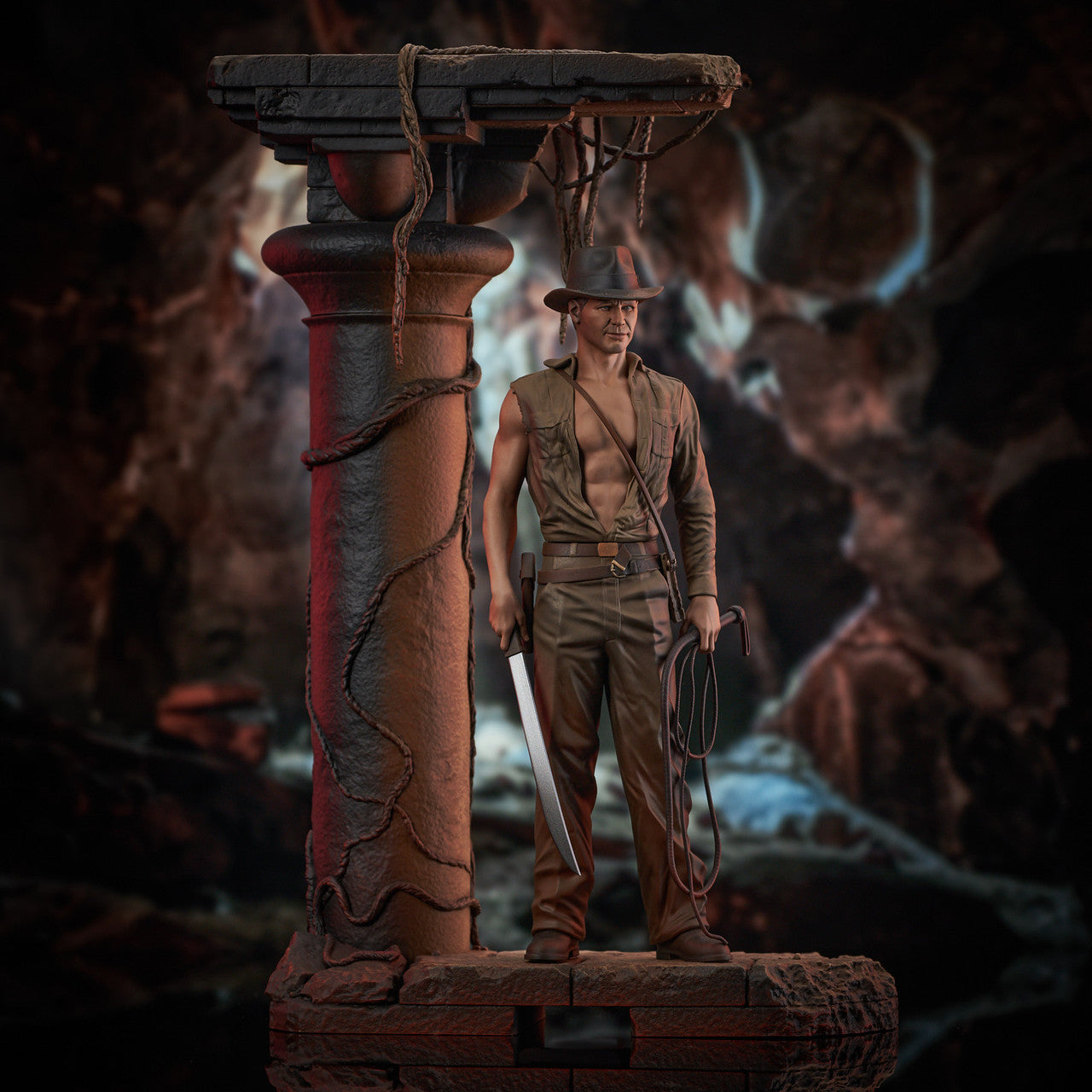 Indiana Jones and the Temple of Doom Premier Collection 1:7 Scale Statue by Diamond Gallery -Diamond Gallery - India - www.superherotoystore.com