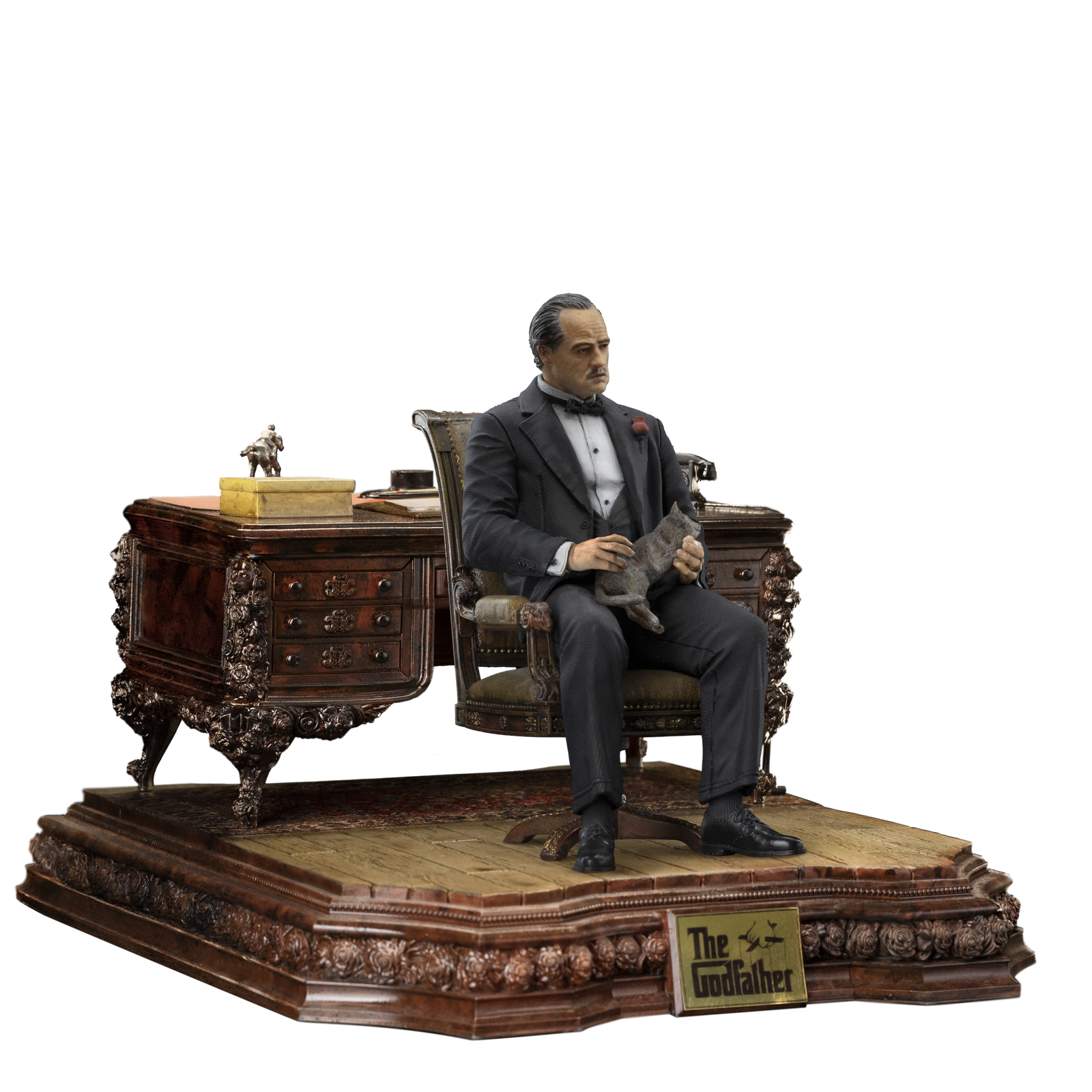Don Vito Corleone The Godfather Delxue Statue by Iron Studios -Iron Studios - India - www.superherotoystore.com