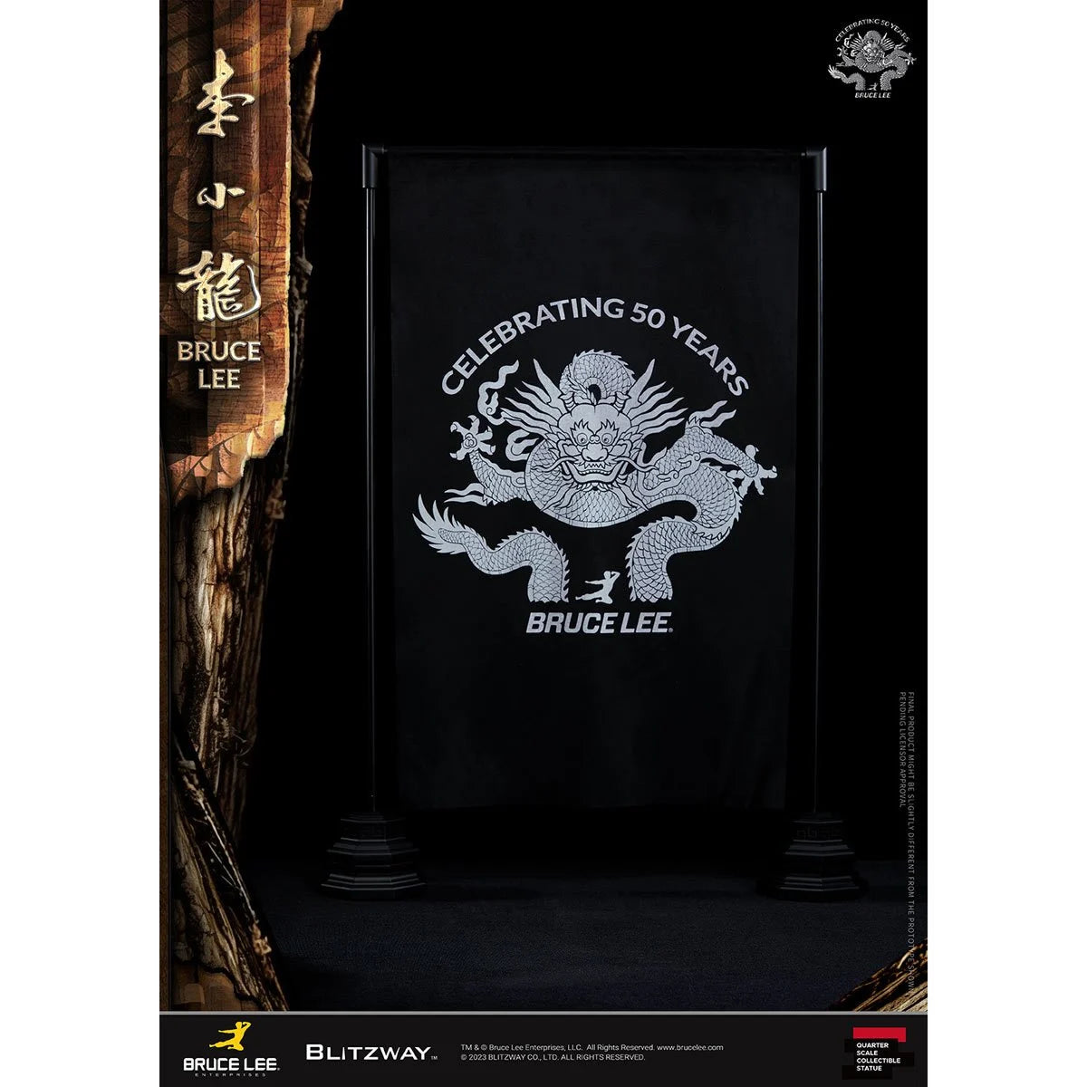 Bruce Lee Tribute 50th Anniversary Superb Scale 1:4 Statue by Blitzway -Blitzway - India - www.superherotoystore.com