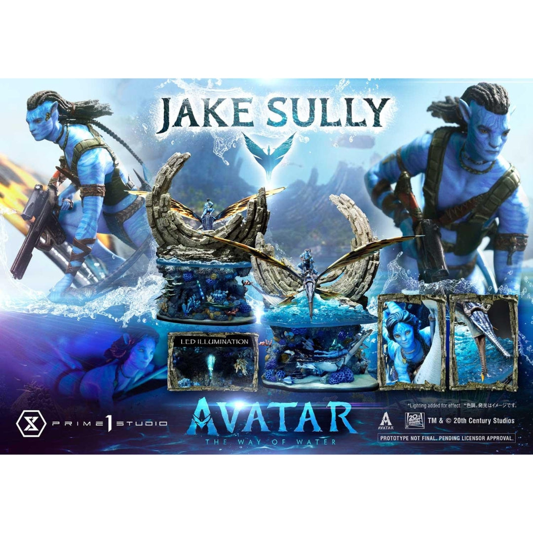 Avatar: The Way of Water Jake Sully Bonus Version Statue by Prime 1 Studio -Prime 1 Studio - India - www.superherotoystore.com